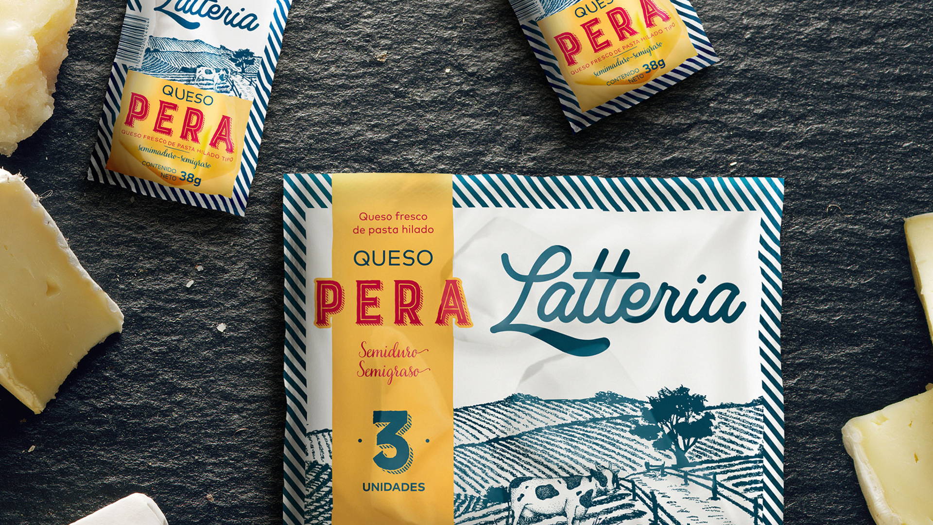 Featured image for Latteria's Range of Cheese Products Come With Striking Packaging