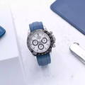 Rolex Daytona on a ZEALANDE blue rubber strap