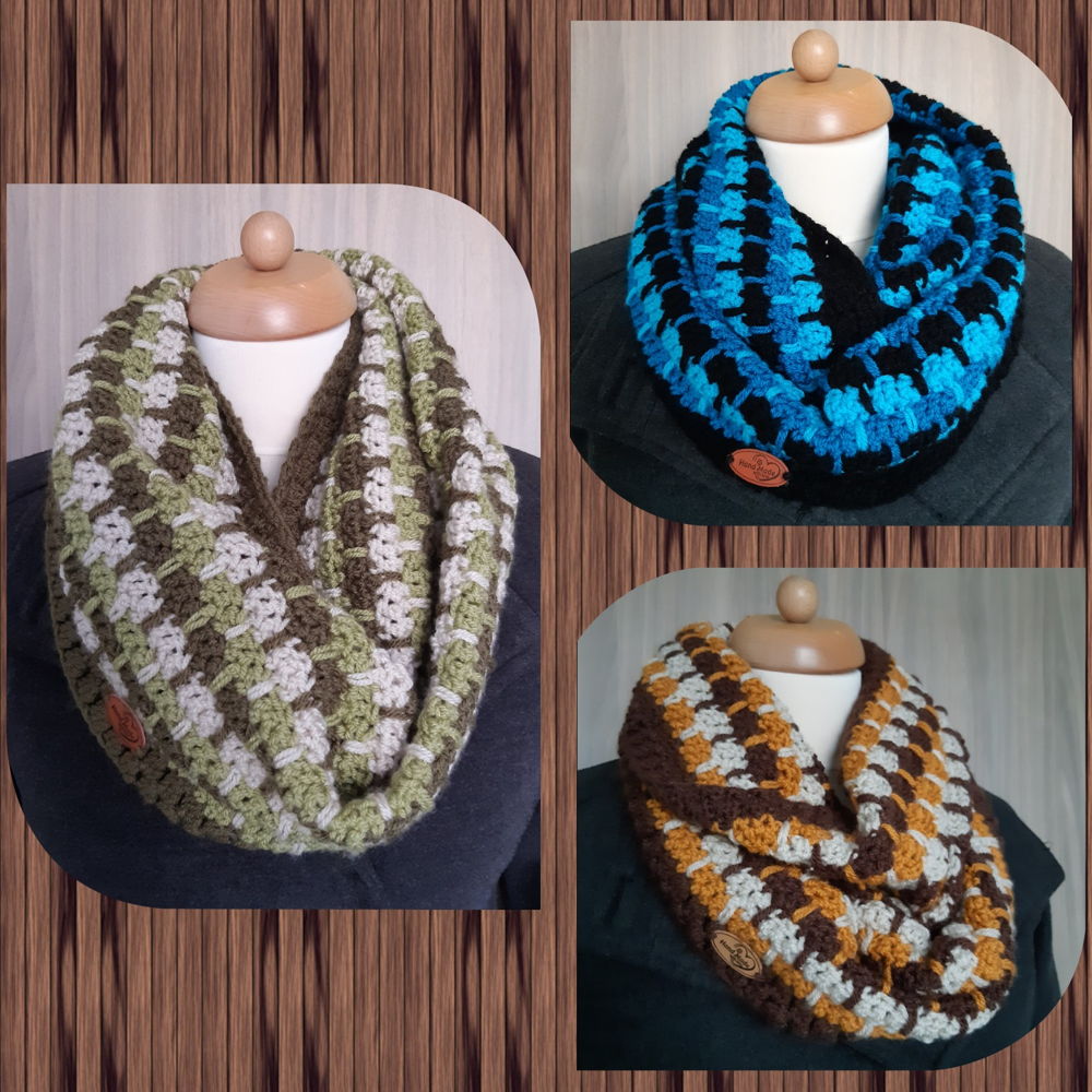 Knitted scarf Eef, scarf