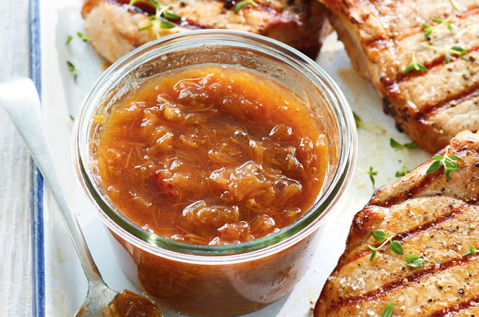 Chutney de rhubarbe épicé