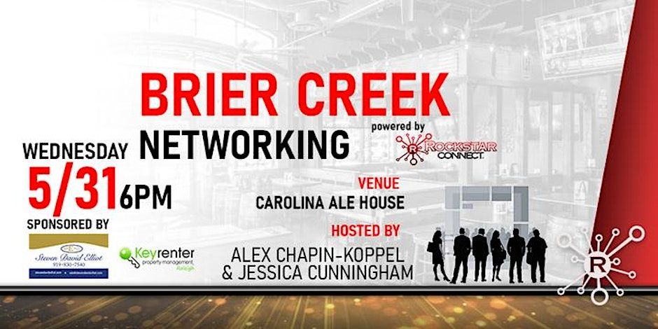 Free Brier Creek Rockstar Connect Networking Event (May, NC) promotional image