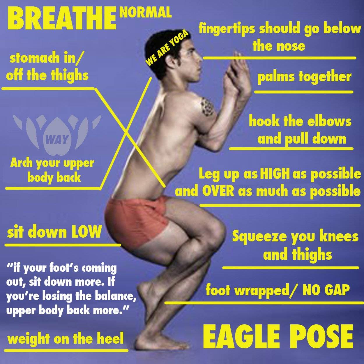 Eagle Pose We Are Yoga