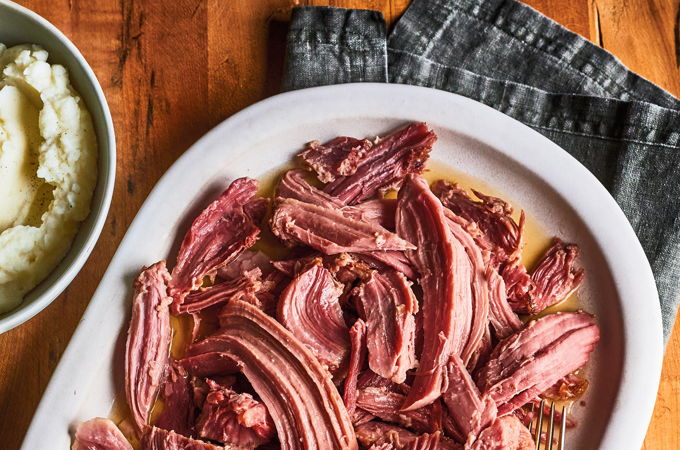 Jambon mijoté à l’érable (le meilleur)