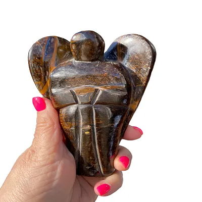 Tiger Eye Crystal Angel 