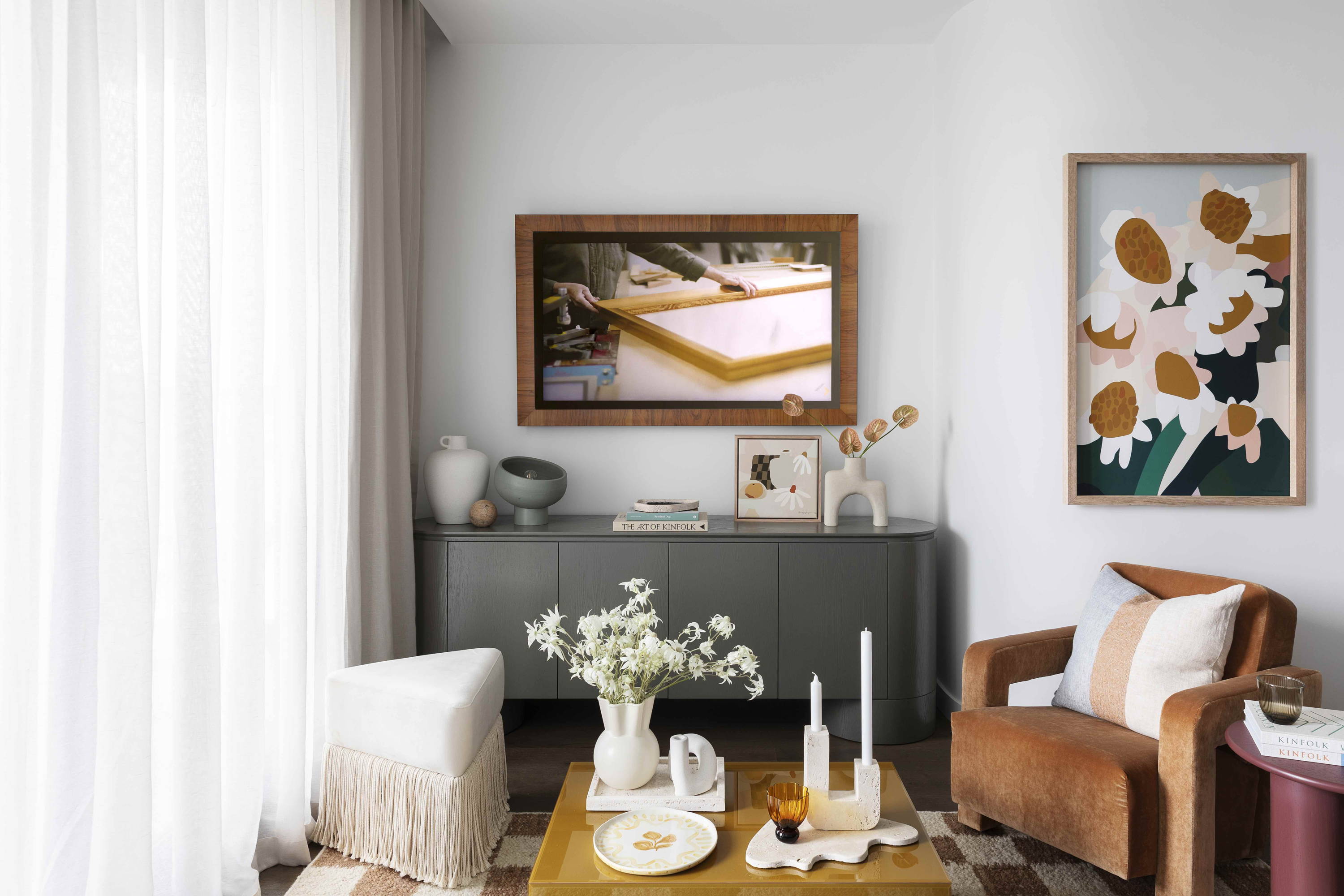 Curated with furnishings by Australian brands including GlobeWest, Jardan & TV-Mirrors by FRAMING TO A T, this build-to-rent project champions Australian design.