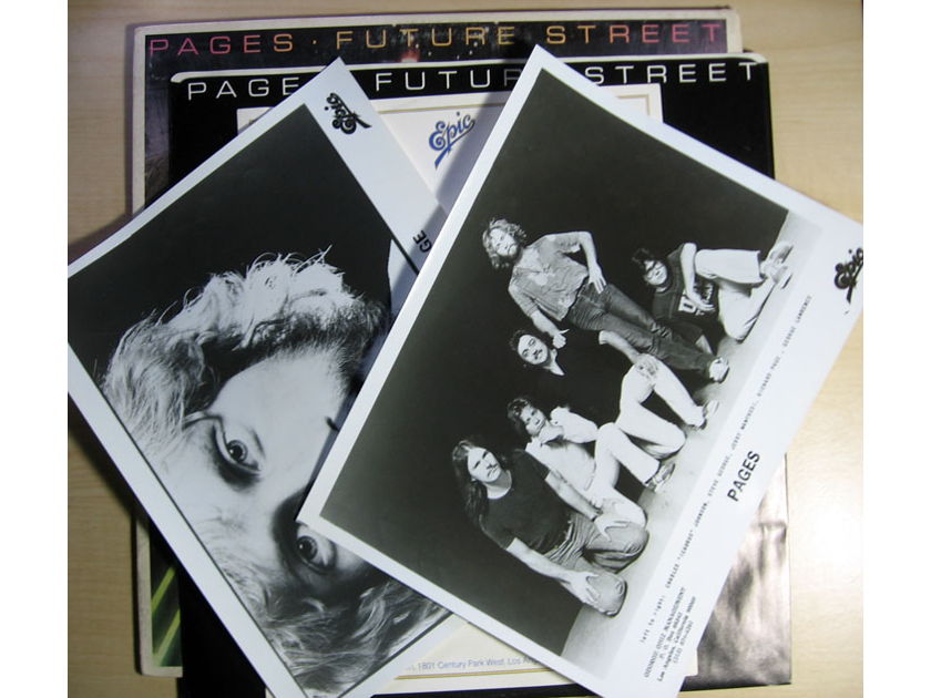 Pages - Future Street  - White Label Promo Press Kit 1980 Epic ‎JE-36209