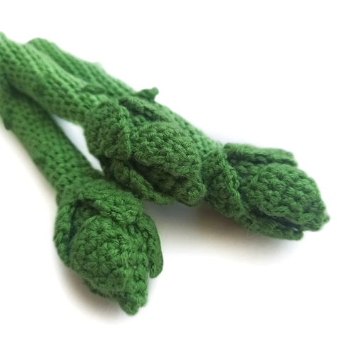 ASPERGES haakpatroon PDF - Montessori Toys Babyvoeding haakpatroon Pretend Food gehaakte groenten Speelvoedsel voor kinderen Asperges