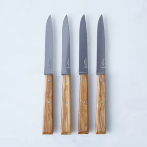 Opinel Olive Wood Table Steak Knives (Set of 4)