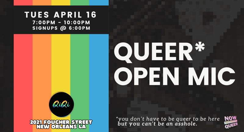 Queer Open Mic Night @ QiQi 
