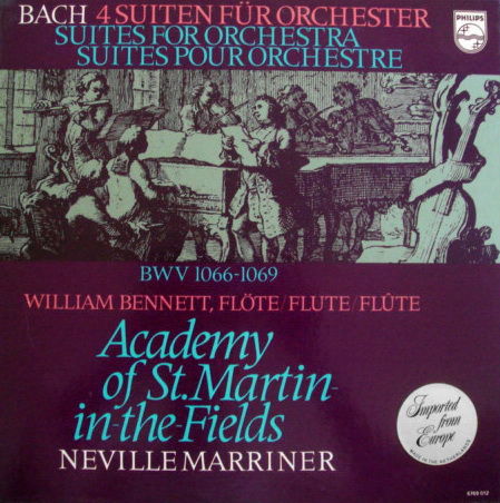 Philips / MARRINER, - Bach 4 Suites for Orchestra, MINT...