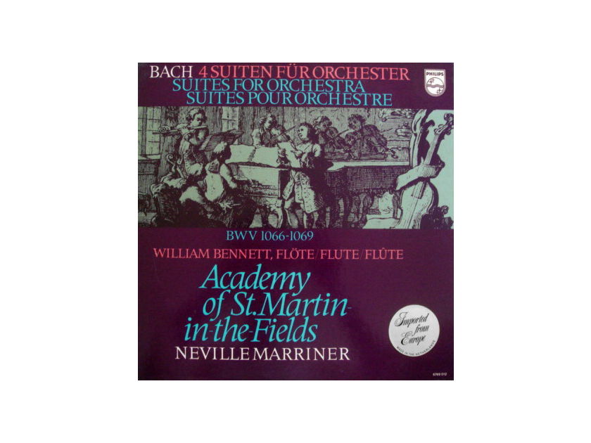 Philips / MARRINER, - Bach 4 Suites for Orchestra, MINT, 2LP Box Set!