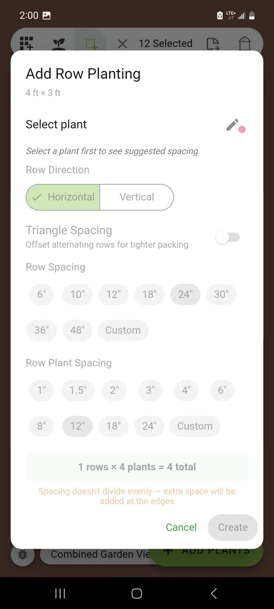 Select a Plant