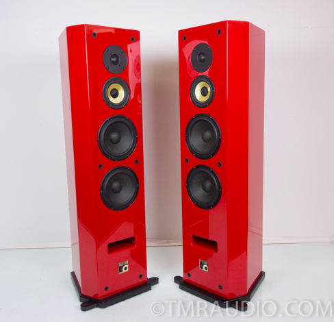 PBN Montana  SPi Speakers; Beautiful Ferrari Red Pair w...