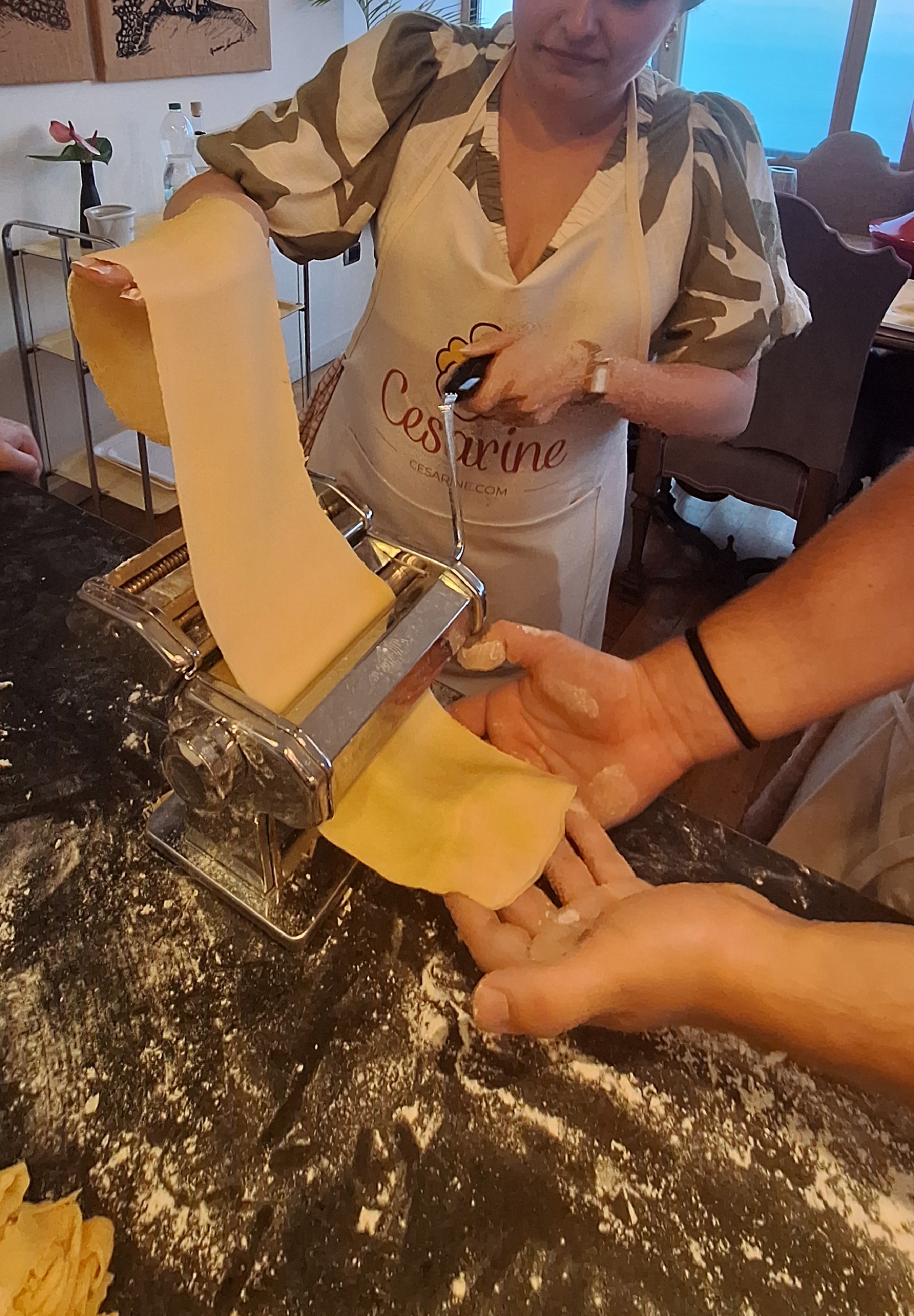 Hands-on cooking on the Gulf: Lasagne and Tiramisu with a view