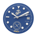 US Naval Institute blue dial with USMC EGA