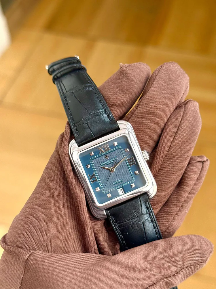 Toledo White Gold Blue Dial