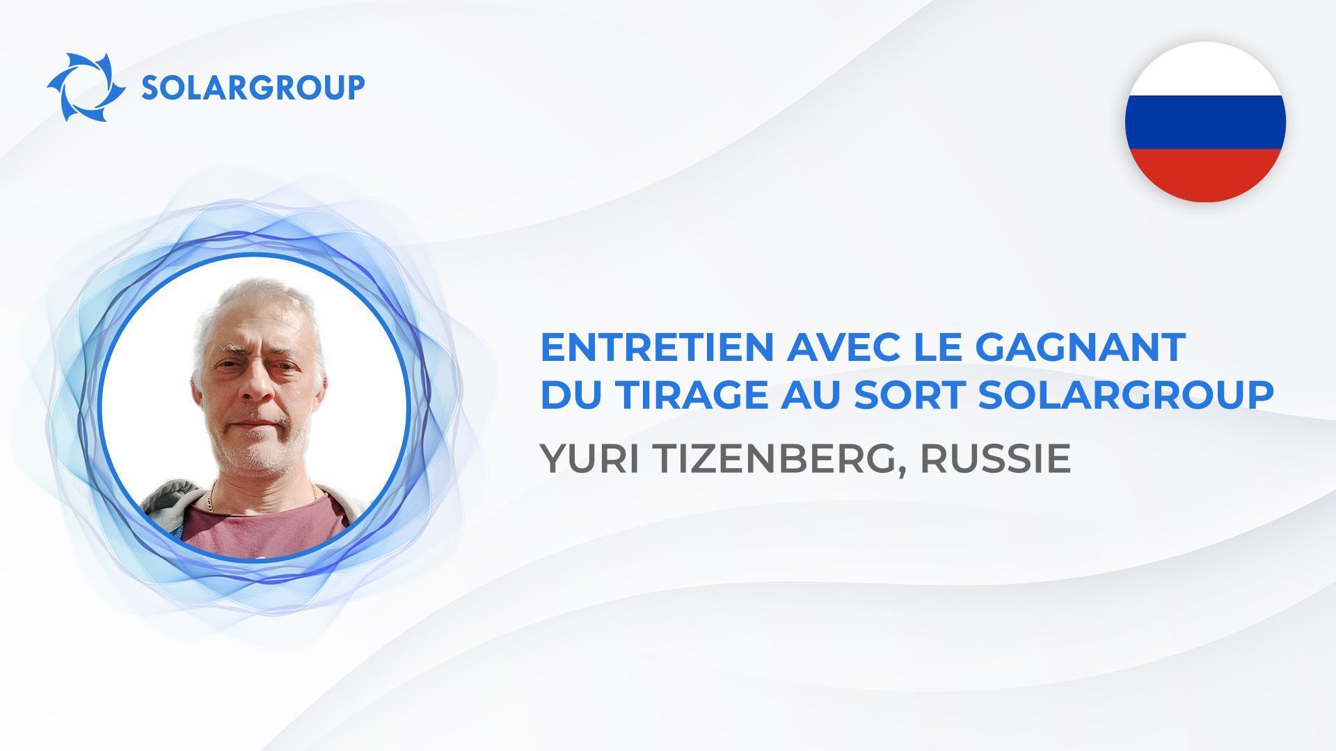 "C'est un nouveau mot dans le domaine de l'investissement" : le gagnant du tirage au sort SOLARGROUP de Russie a parlé du projet et de sa propre chance