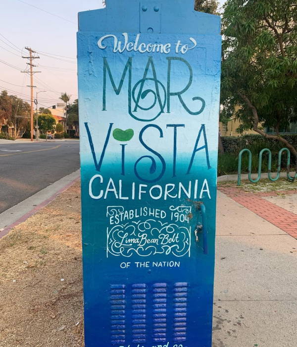 Mar Vista Utilty box protected by MuralShield cleaned from graffiti