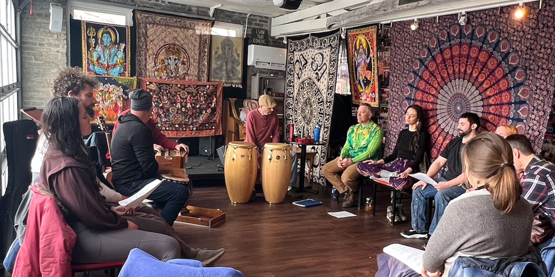Kirtan with Swami Aamod | FREE promotional image