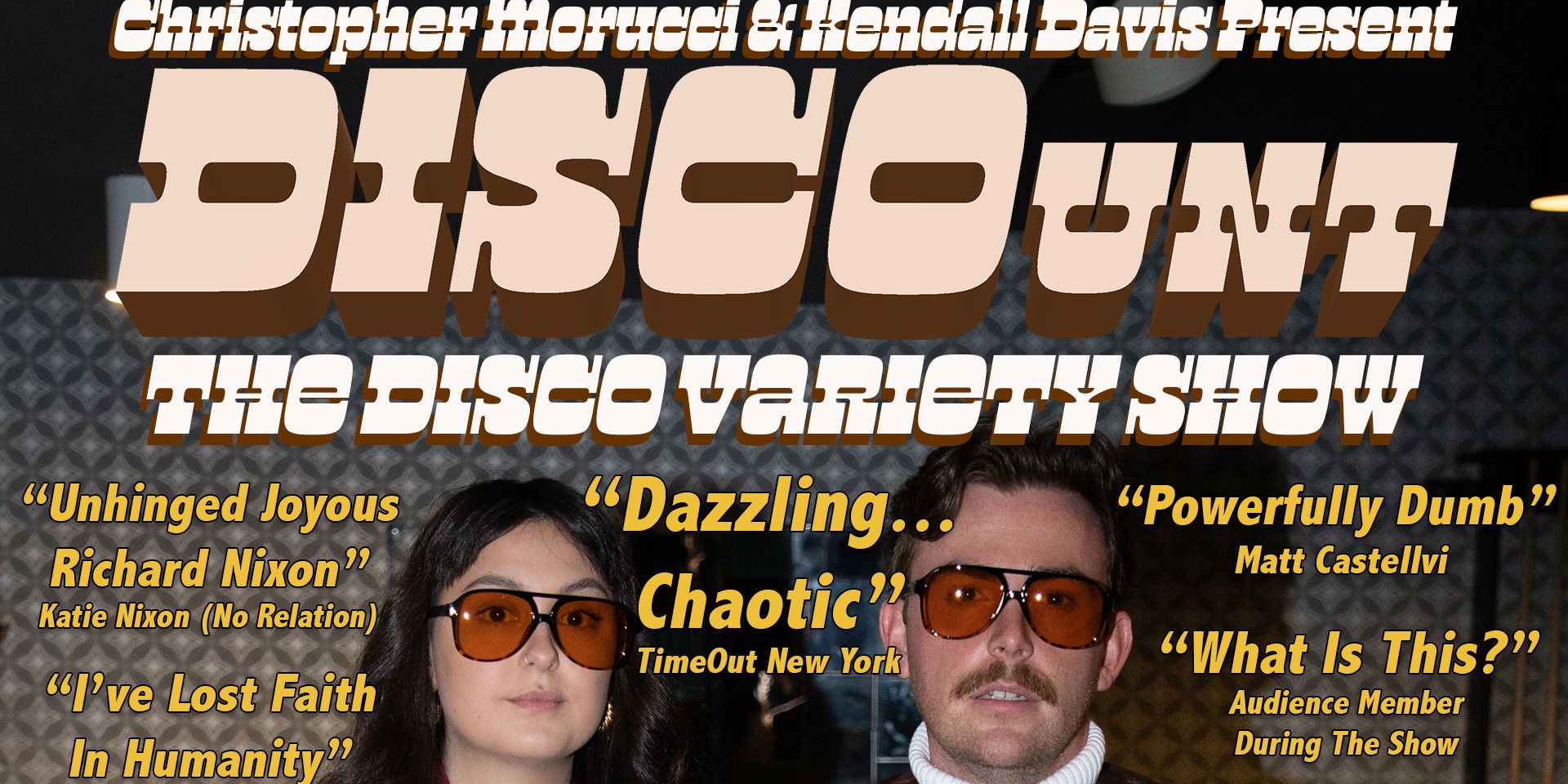 DISCOUNT: THE DISCO VARIETY SHOW promotional image
