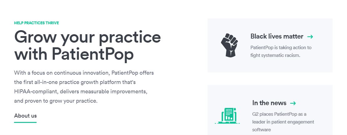 PatientPop product / service