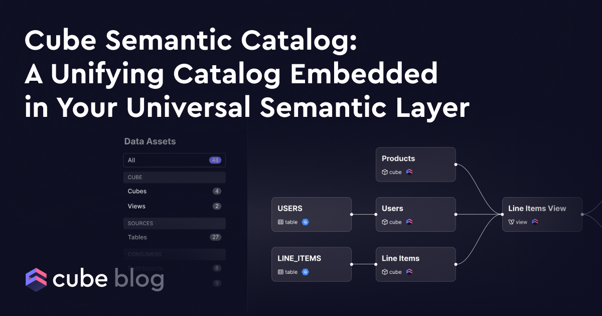Cube Semantic Catalog: A Unifying Catalog Embedded in Your Universal ...