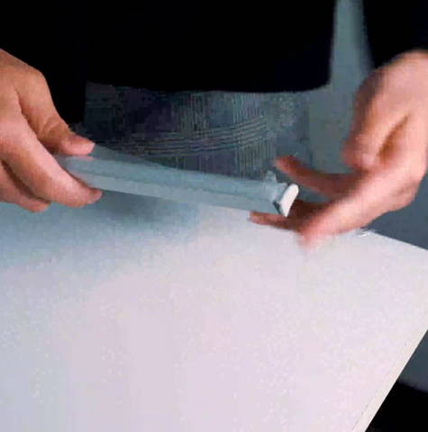 LED strip in aluminum channel for heat dissipation