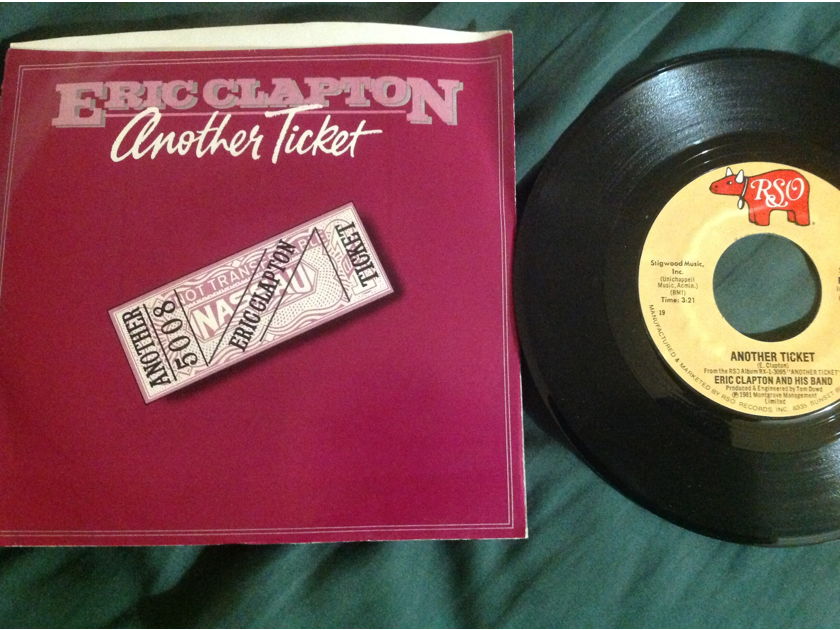 Eric Clapton - Another Ticket B Side Rita Mae 45 With Sleeve