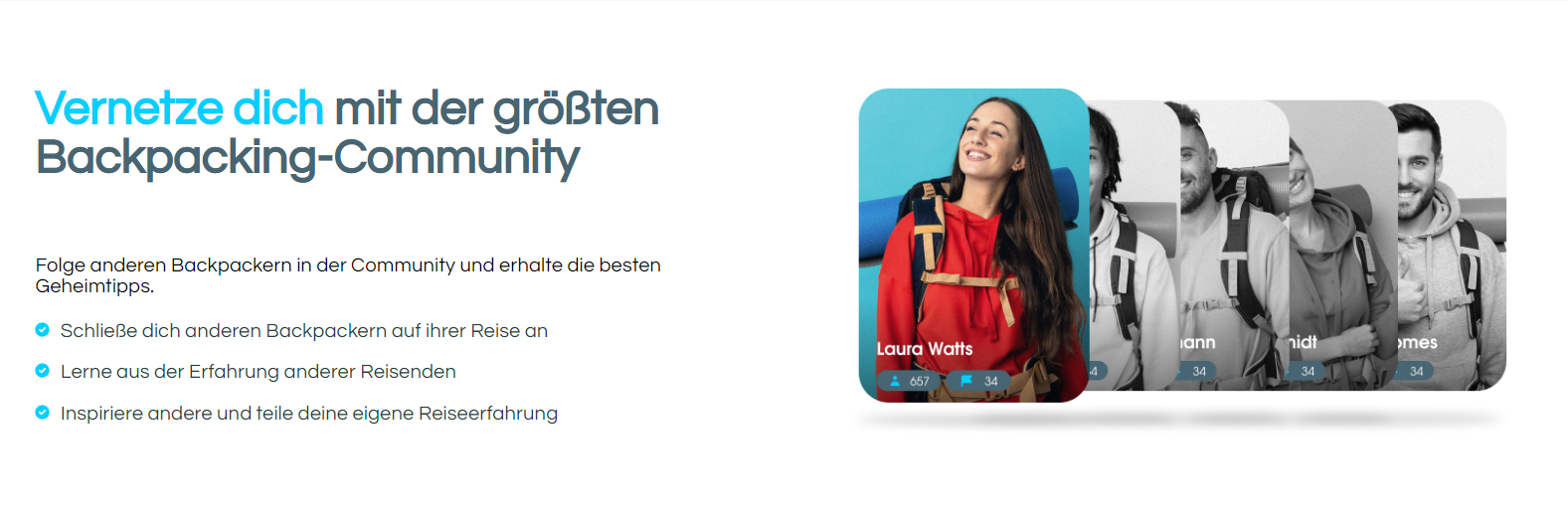 Backpackertrail product / service