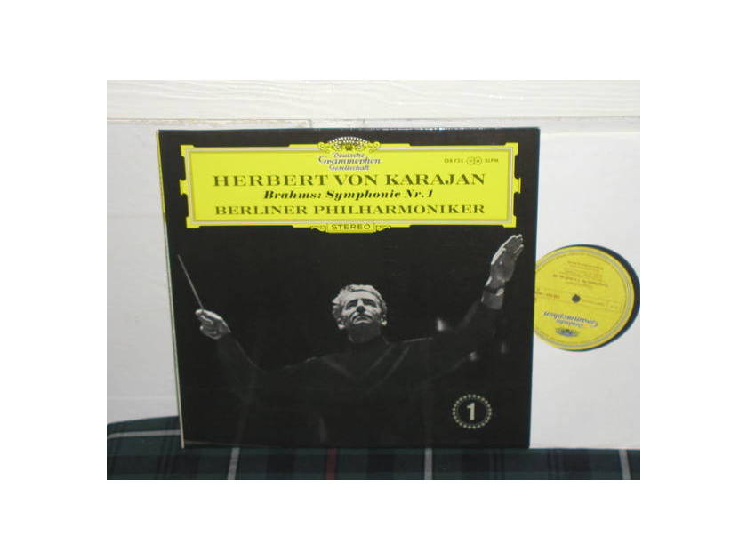 Von Karajan/BPO - Brahms No.1 DG German import  2lp