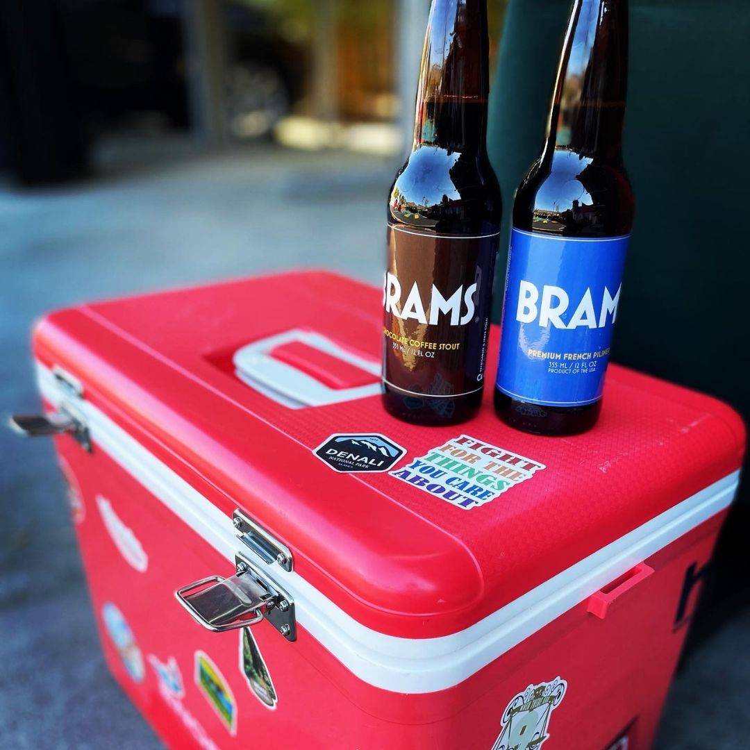 Two bottles of BRAMS Beer - click to shop products