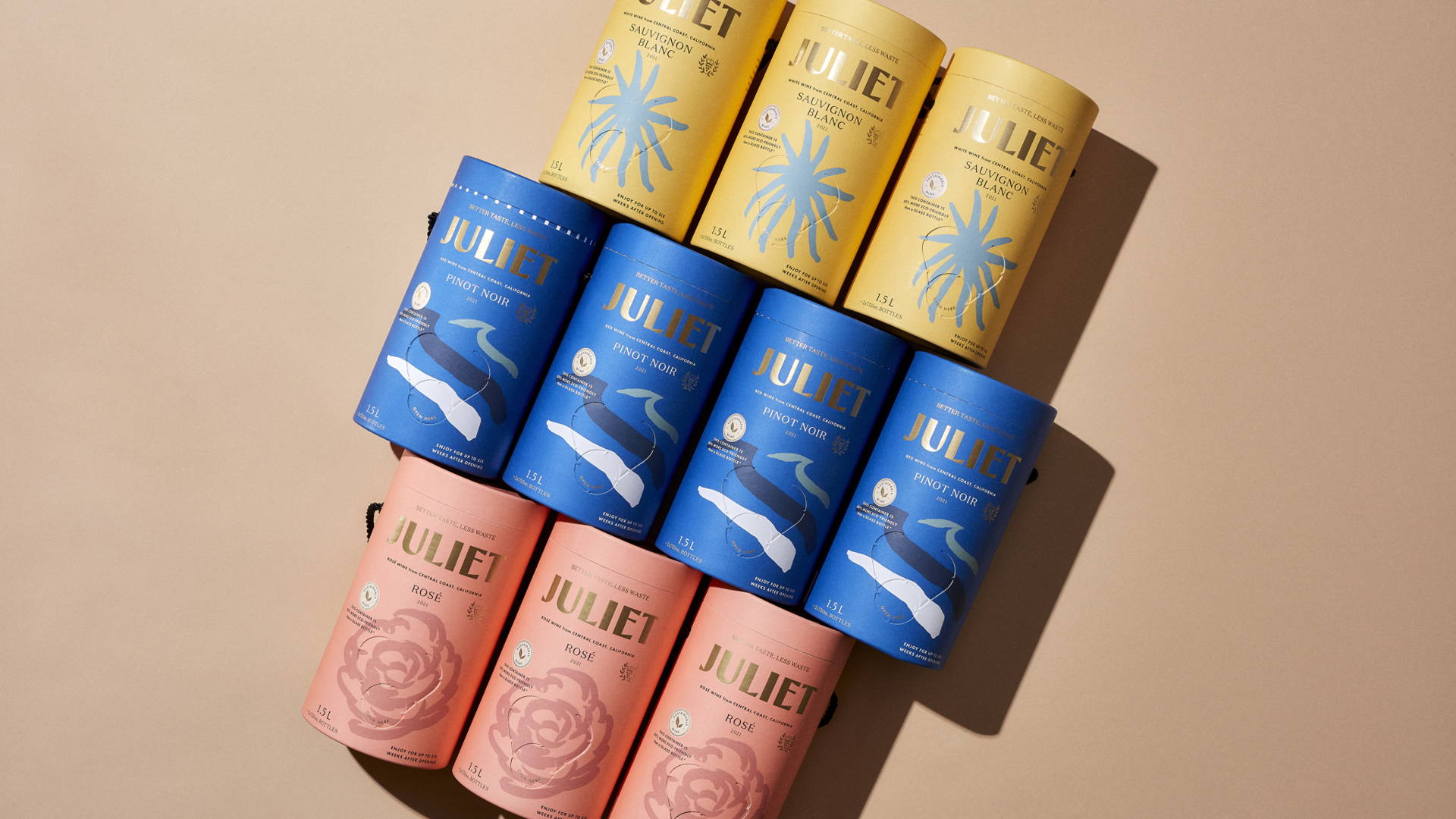 Featured image for Juliet Infuses The Mediterranean Lifestyle Into Its Cylindrical Boxed Wines