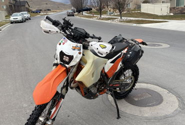 2015 KTM 500 EXC motorcycle for rent near Saratoga Springs, UT