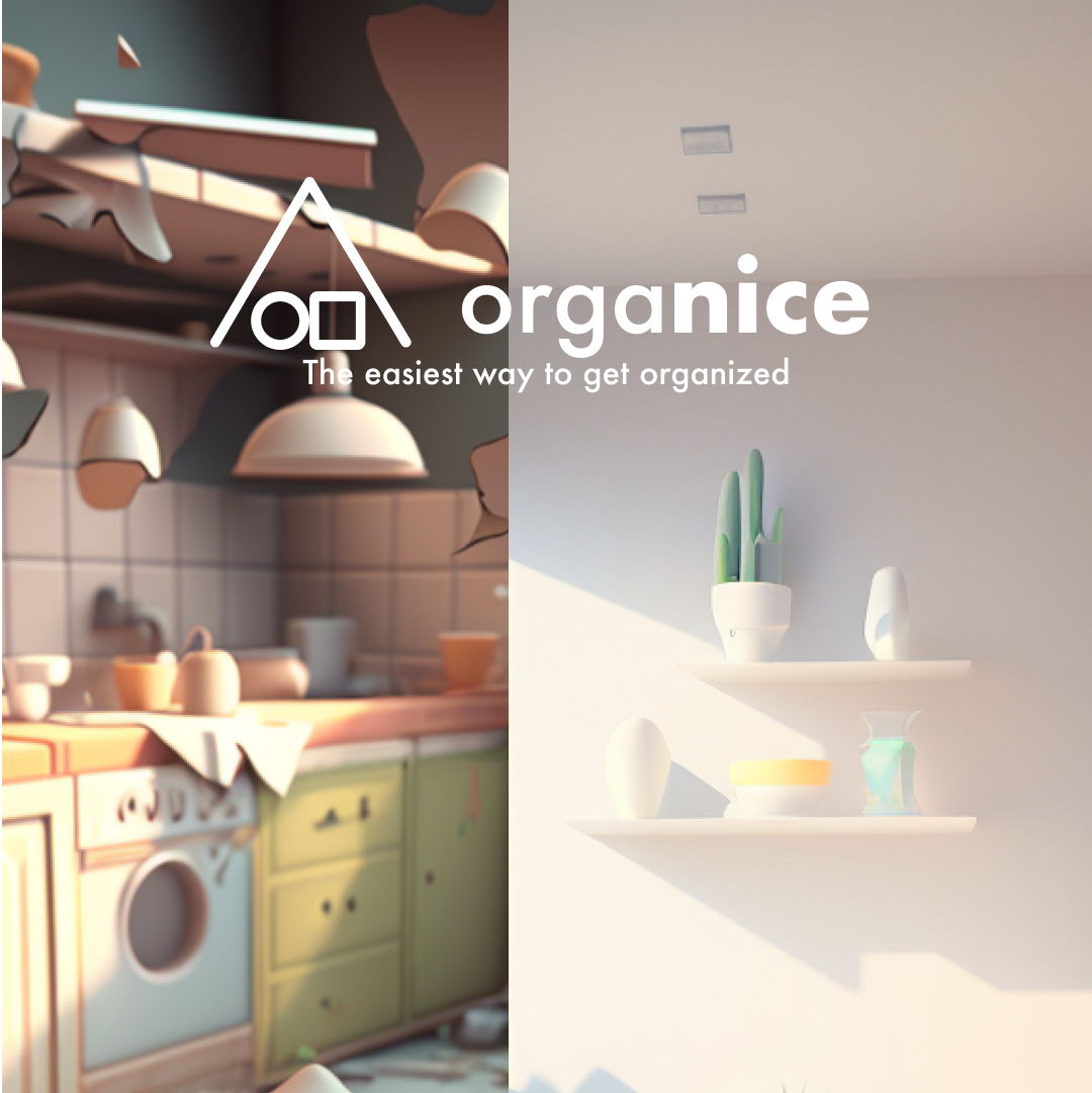 Image of organice - an APP design for organizing homes