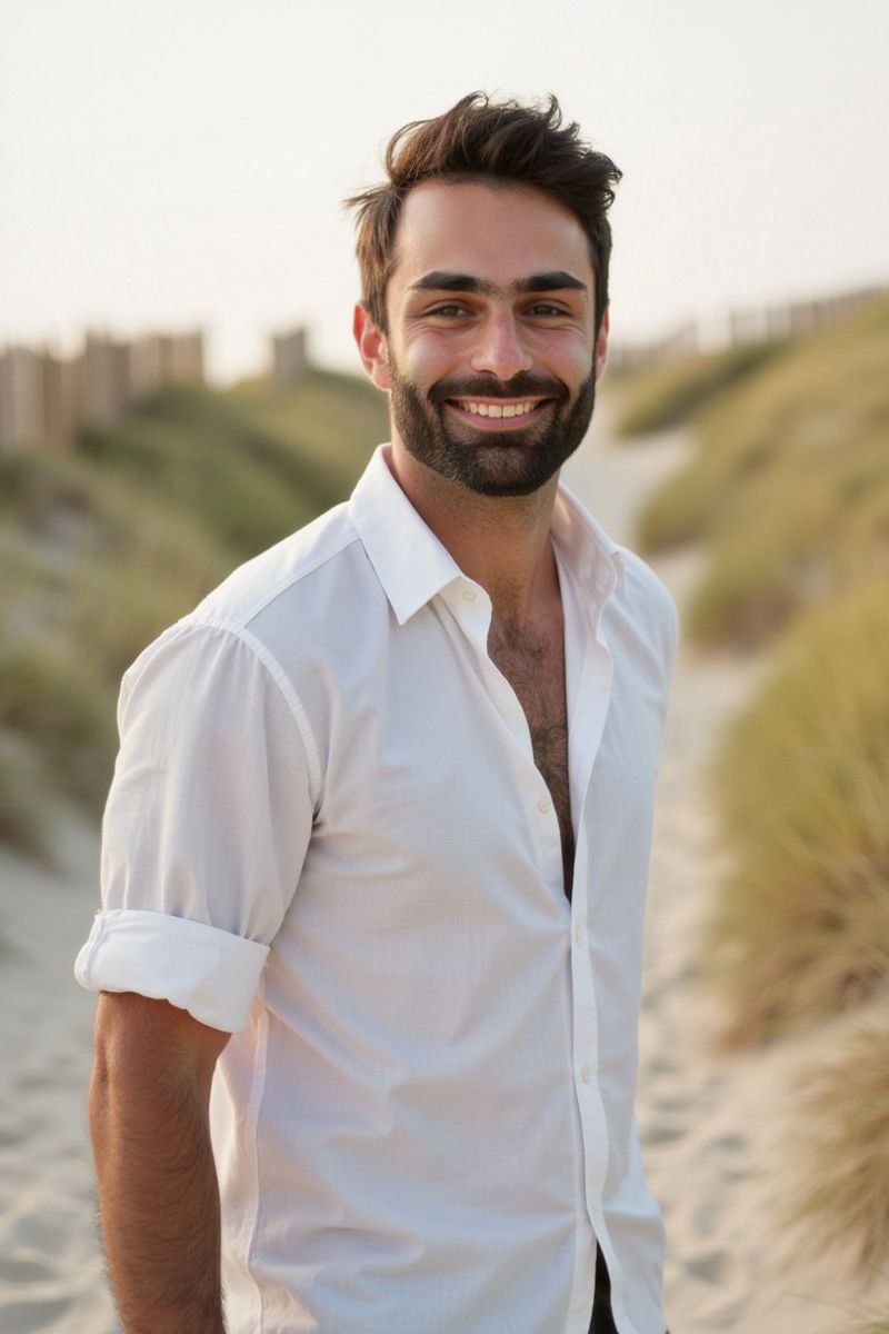 Photo generated by Secta Labs in style of Sand Dune Portraits