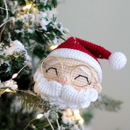 Santa Claus Crochet Pattern for Doll + Tree Ornament | Amigurumi Pattern