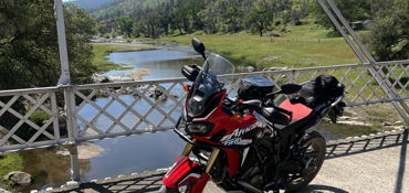 2017 HONDA AFRICA TWIN motorcycle for rent near Madera, CA