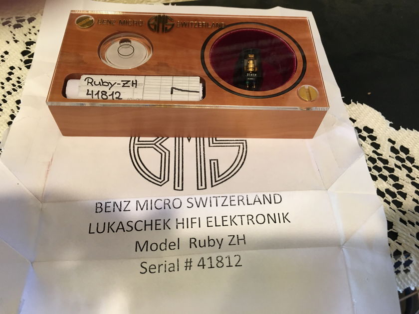 Benz Micro Ruby ZH perfect condition