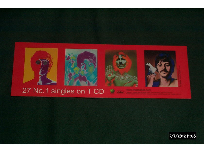 The Beatles - Promo  1's bookmark apple records