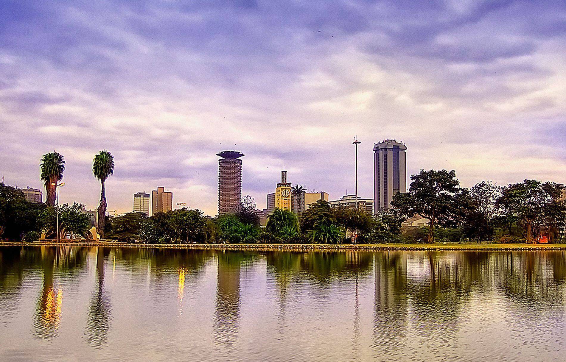city in kenya from afar