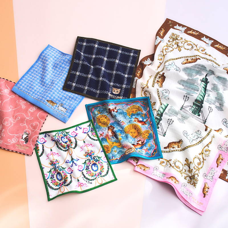 リーナベル PAUL & JOE タオル ハンカチ エコバッグ 3点セット