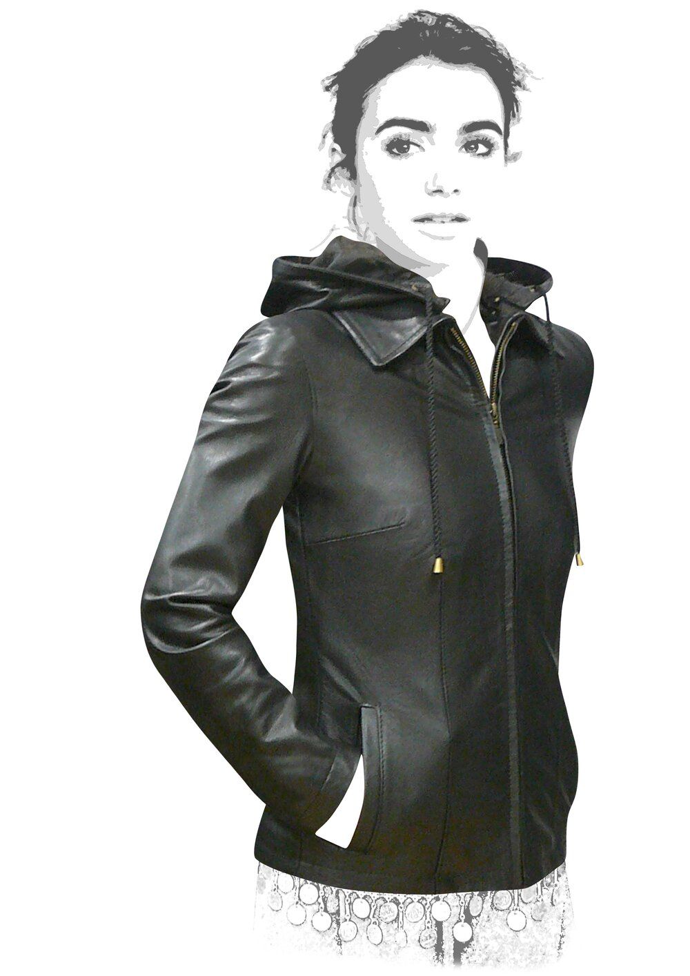 LONDON - Black LEATHER - Image 3