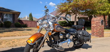 2015 HARLEY-DAVIDSON FLSTC103 HERITAGE SOFTAIL CLASSIC (CSTM COLOR) motorcycle for rent near Frisco, TX