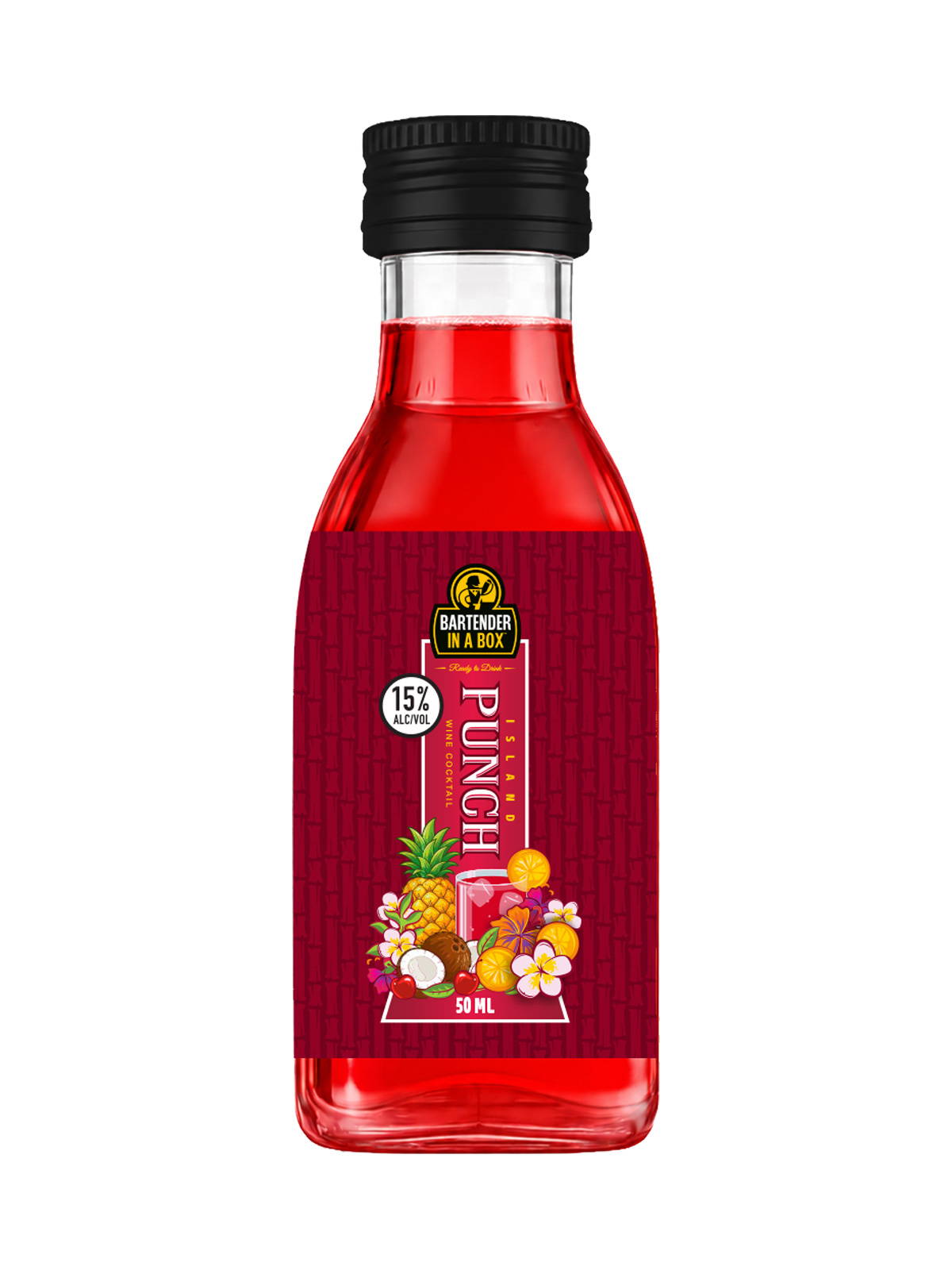 Ready to drink cocktail box in wine based format