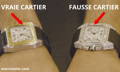 Comment identifier une fausse montre Cartier?