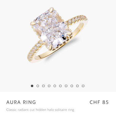 ✨ Neuer OBJKTS Jewelry Aura Ring Gold / 4 ✨