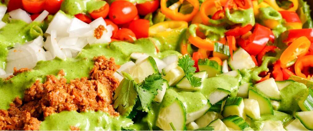 Raw Vegan Taco Salad - TURMERIC SuperShot 