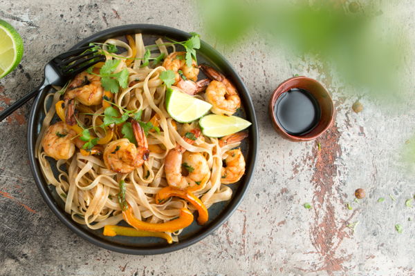 Photo of Citrus Shrimp Ponzu Noodle Bowl 