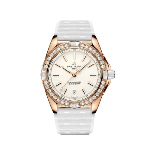 Super Chronomat 38 Origins Red Gold / White / Rubber Rouleaux