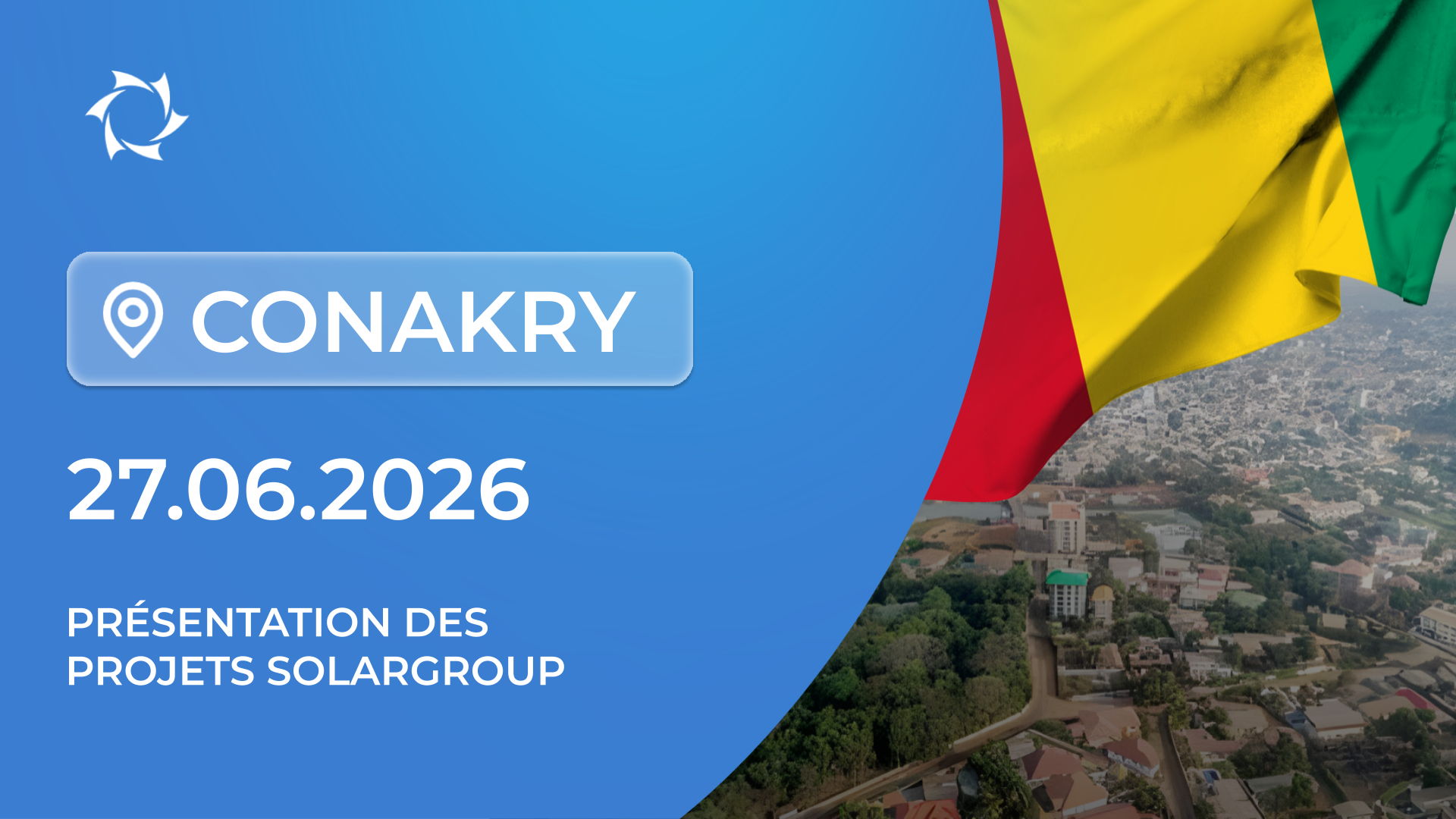Présentation des projets SOLARGROUP à Conakry en Guinée